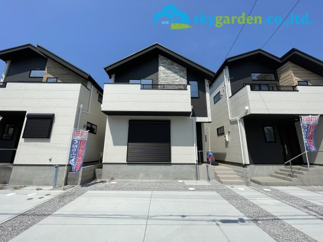 藤沢市鵠沼海岸2期　新築戸建　全3棟2号棟の外観