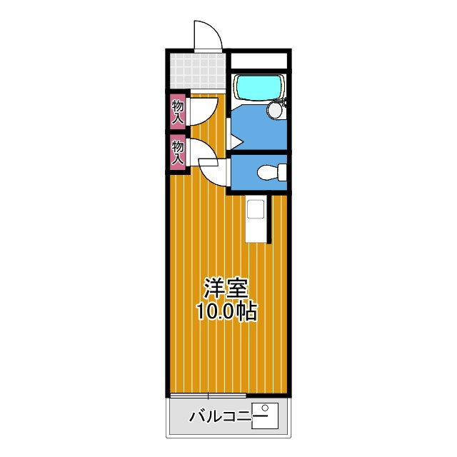 リバーサイド内田の間取り