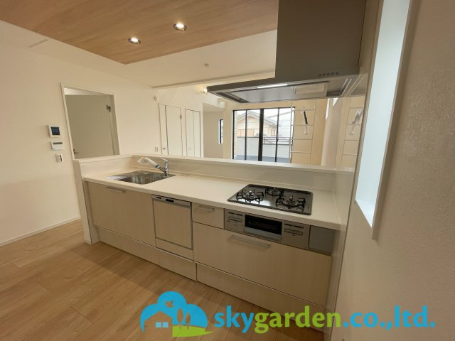 藤沢市鵠沼海岸2期　新築戸建　全3棟3号棟のキッチン