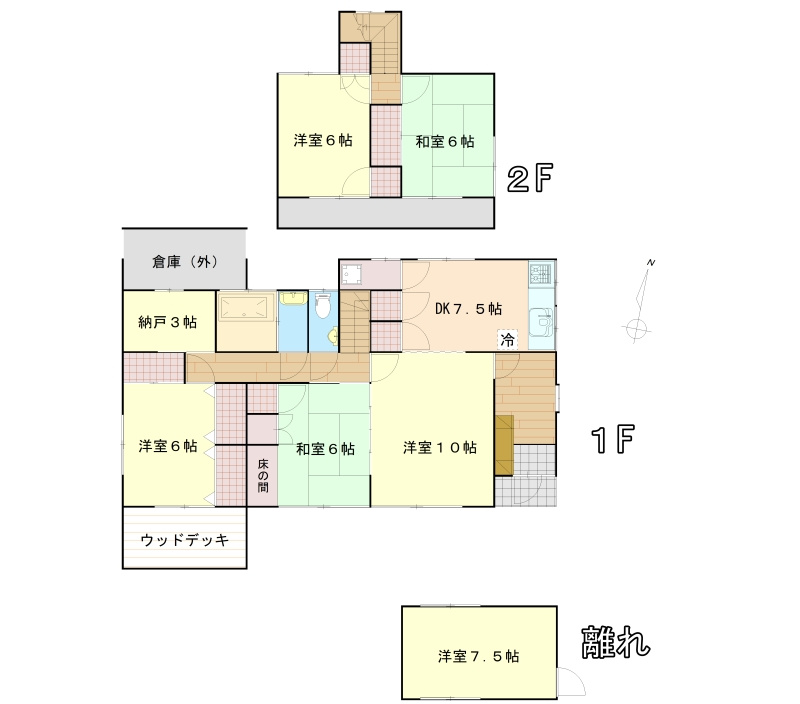 瑞浪市稲津町小里の間取り
