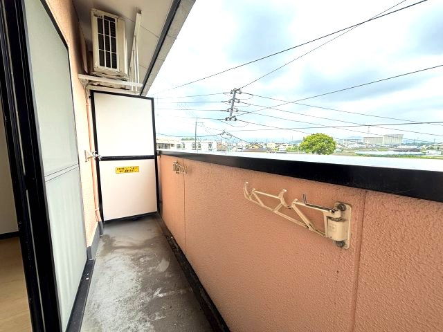 第2北山マンションのバルコニー