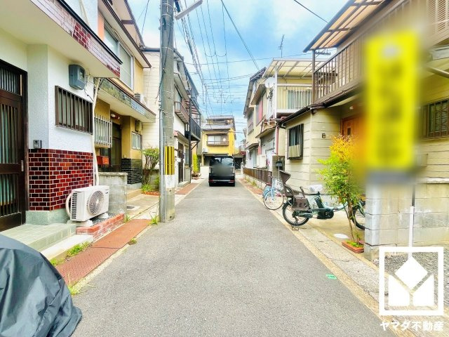 伏見区桃山町西尾の前面道路含む現地写真