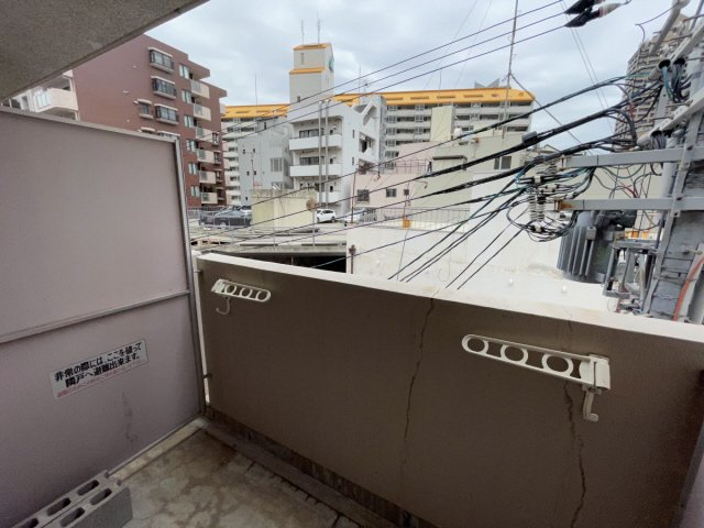 プラシード六甲のバルコニー