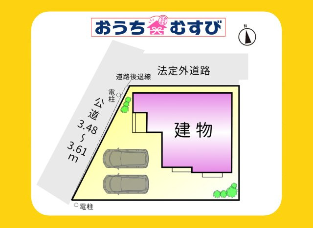 守山区中志段味8期(全1棟)の区画図