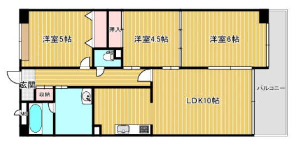 ライオンズマンション姫路西今宿　姫新線「播磨高岡駅」10分の間取り