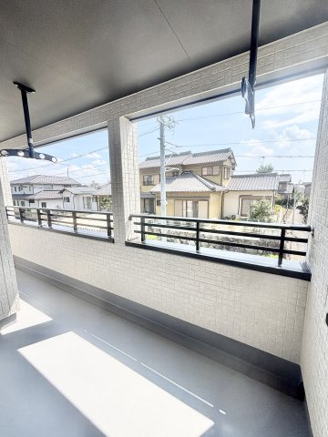 【仲介手数料無料／蟹江町】海部郡蟹江町大字蟹江新町　ブルーミングガーデン　新築戸建　4号棟　のバルコニー