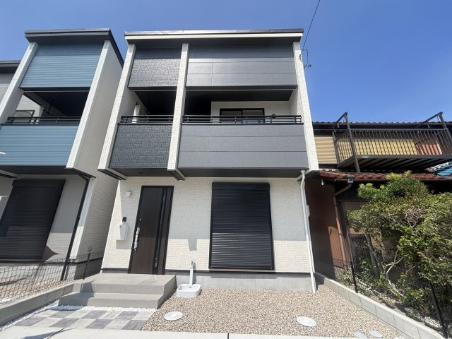 【仲介手数料無料／蟹江町】海部郡蟹江町大字蟹江新町　ブルーミングガーデン　新築戸建　4号棟　の外観