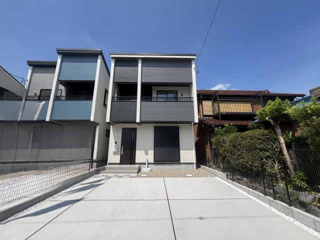 【仲介手数料無料／蟹江町】海部郡蟹江町大字蟹江新町　ブルーミングガーデン　新築戸建　4号棟　の外観