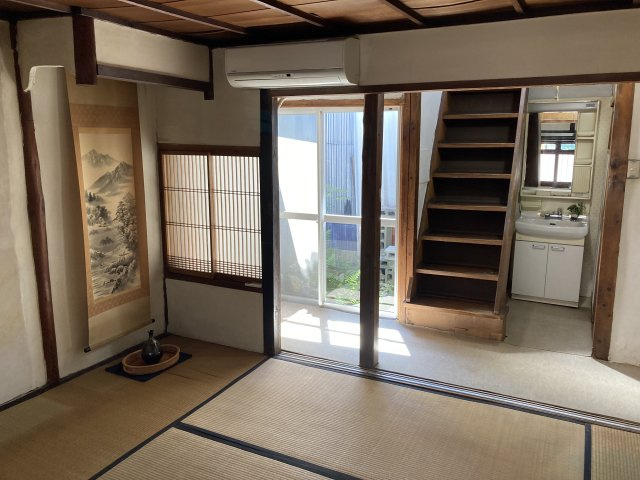 薬園町京町屋の和室