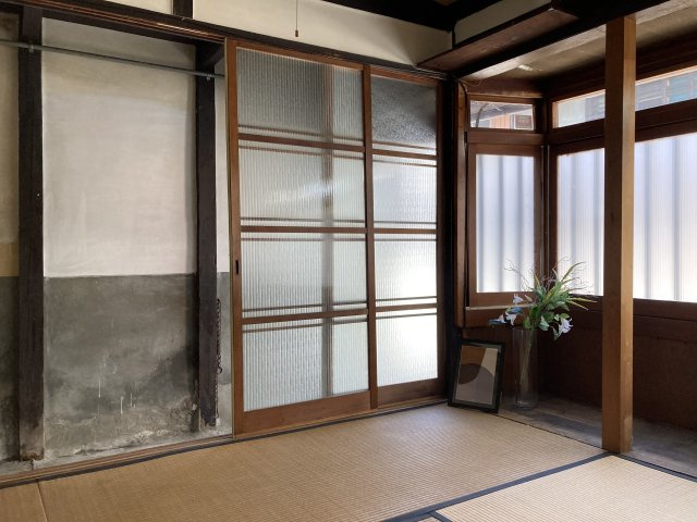 薬園町京町屋の和室