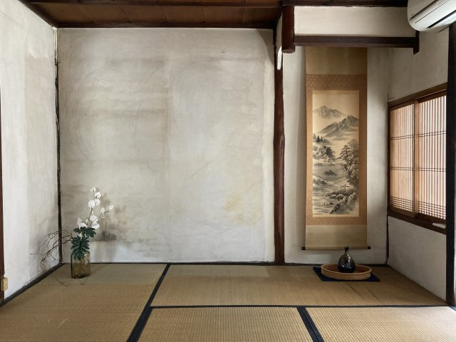 薬園町京町屋の和室