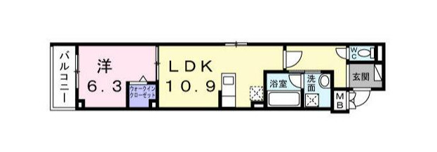 CREVANCE亀戸の間取り