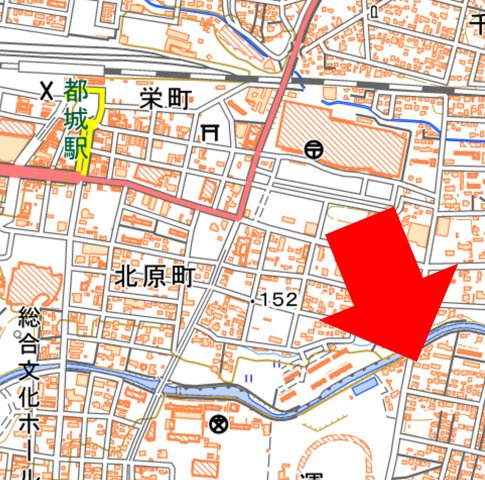 宮崎県都城市菖蒲原町　一棟アパート2棟一括の地図