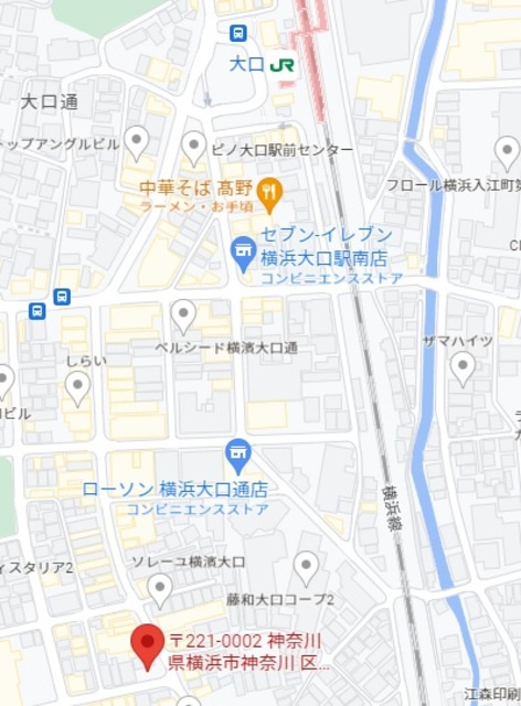 メゾンかやぎやの地図