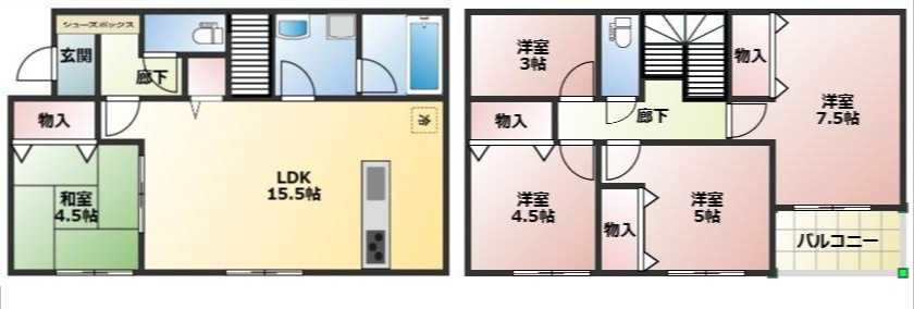 【間取り】の画像