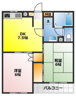 【間取り】 | エマーユ川越S