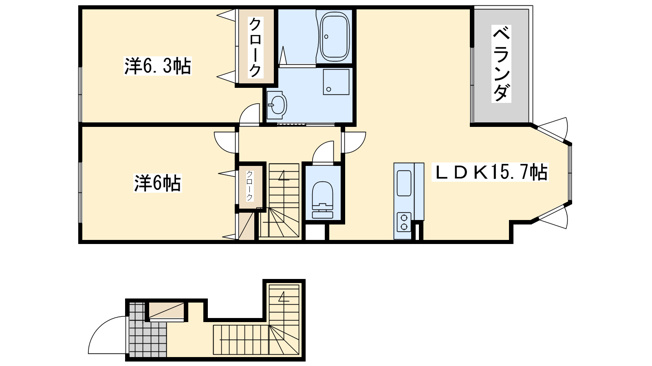 【間取り】 | コンストライフＡブロック