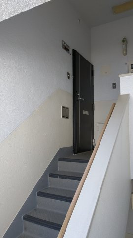 垂水上高丸住宅B棟のバルコニー