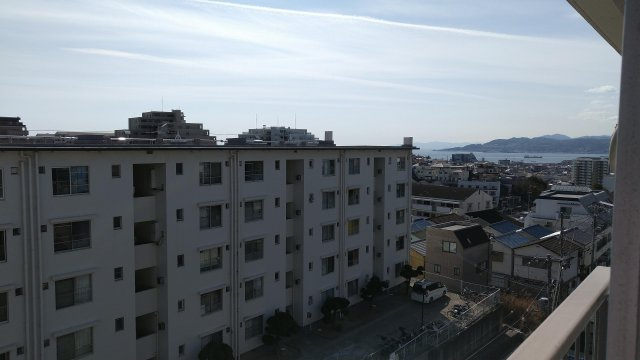 垂水上高丸住宅B棟の展望