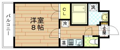 TIMUR九条（ティムール九条）の間取り|間取り・左右反転