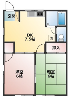 【間取り】 | エスポワール竹美 | 図面と異なる場合は現状有姿となります
