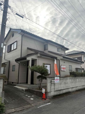 玉村町福島　中古1050の前面道路含む現地写真