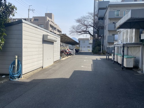 北山グランドハイツの駐輪場