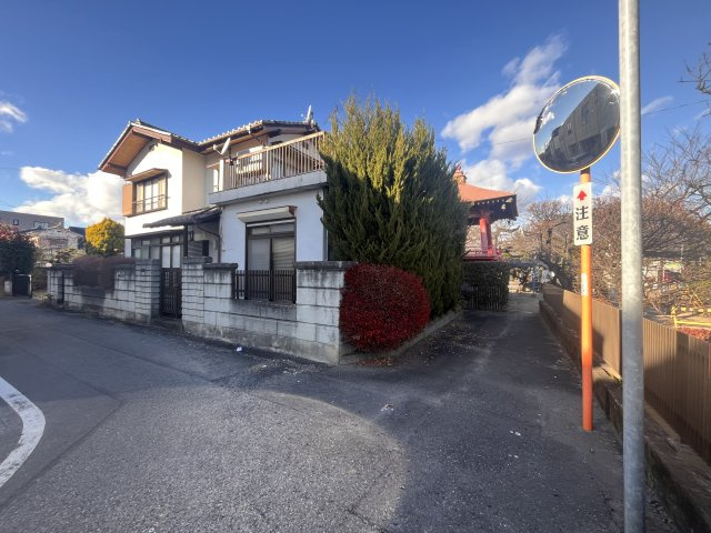 前橋市総社町植野売地の前面道路含む現地写真