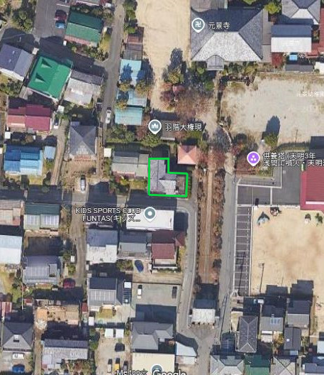 前橋市総社町植野売地の地図