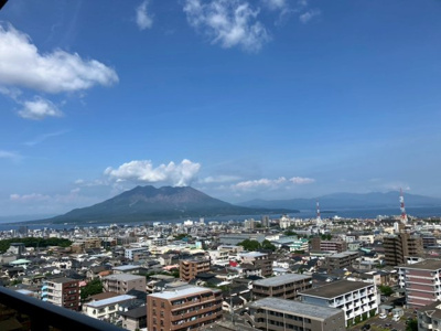 【展望】 | シャイニー紫原 | ☆桜島眺望可☆鹿児島の街並みが一望できます＾＾