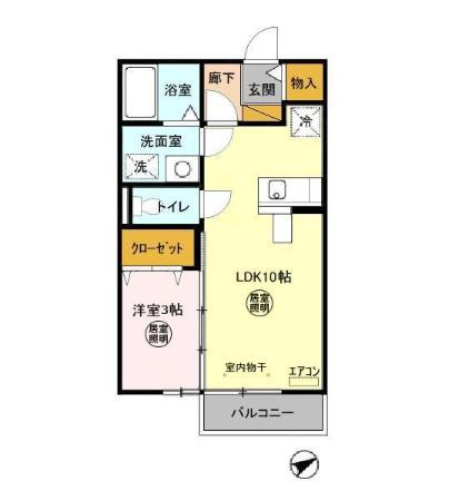 【間取り】 | ベネツォーネ　Ｅ