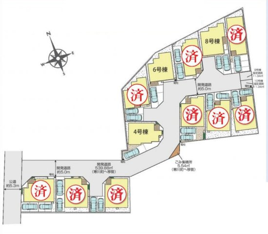 【区画図】 | ◇◆寒川町小谷2丁目 新築戸建 全12棟【8号棟】◆◇