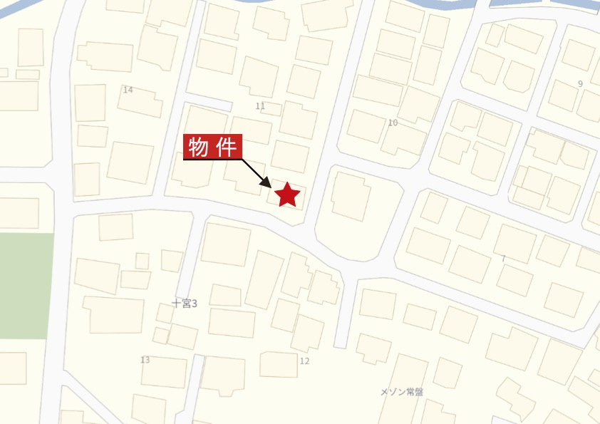 鈴鹿市十宮3丁目の地図|詳細Map