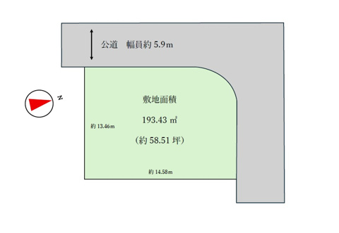 *建築条件なし売地*葉山町長柄古家付き売地の画像