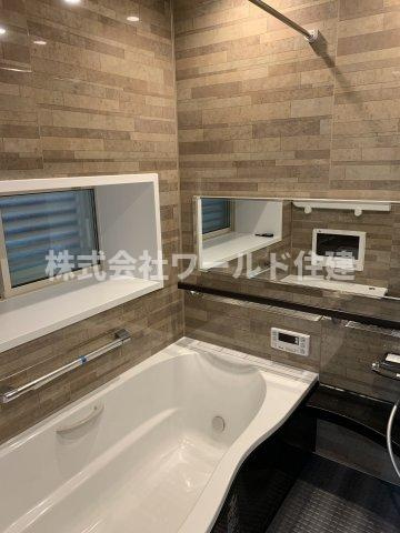 【建築条件なし】羽村市川崎3丁目の完成予想図|お風呂にもカラーテレビをつけたり、Bluetooth接続のスピーカーなどさまざまなこだわり設備から、人気の浴室暖房乾燥機やほっカラリ床などぜひご自身好みにオーダーしてください