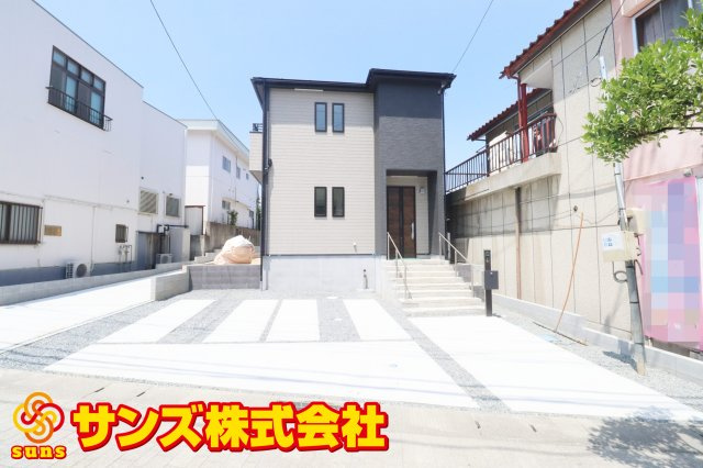 郡山市深沢２丁目　　　　１号棟　　　薫小学校、郡山第３中学区の外観|南東側から見た区画全体