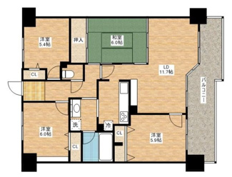【間取り】 | レックスガーデン守山弐番館