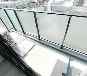 レフィールオーブ麻布仙台坂のバルコニー