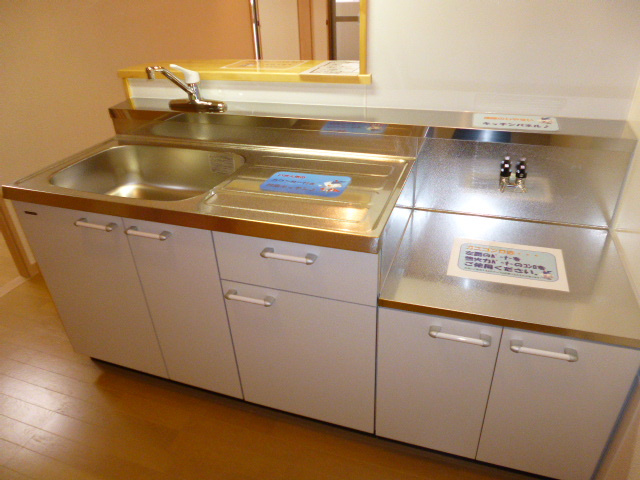 グランツ川辺のキッチン