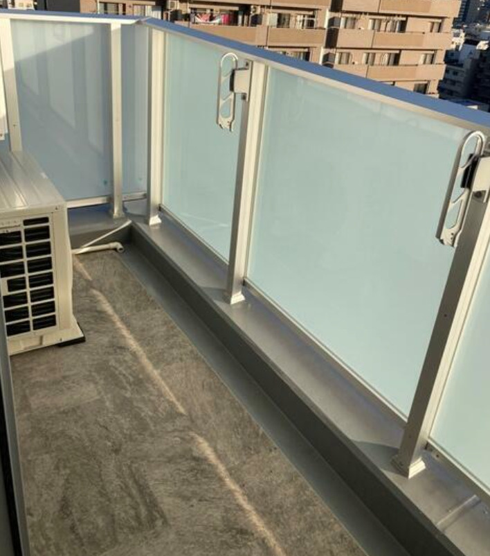 アーバネックス菊川Ⅲのバルコニー