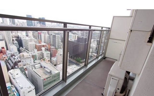 レジディアタワー目黒不動前のバルコニー