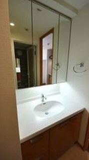 パークハビオ京橋の洗面所