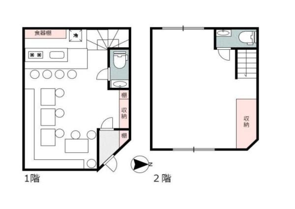 保木間2丁目店舗の間取り