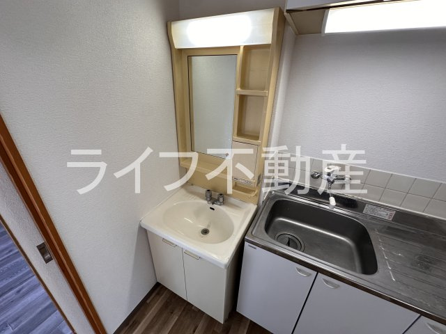 コスモス21の洗面所|脱衣スペースもあります