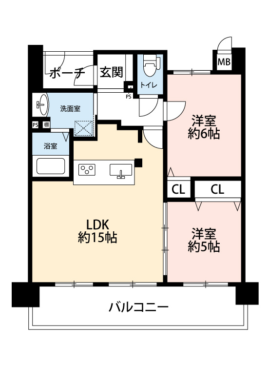 プレステージ灘新在家Ⅲの間取り