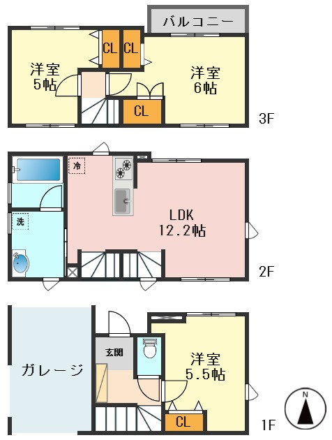 Kolet新小岩#02の間取り