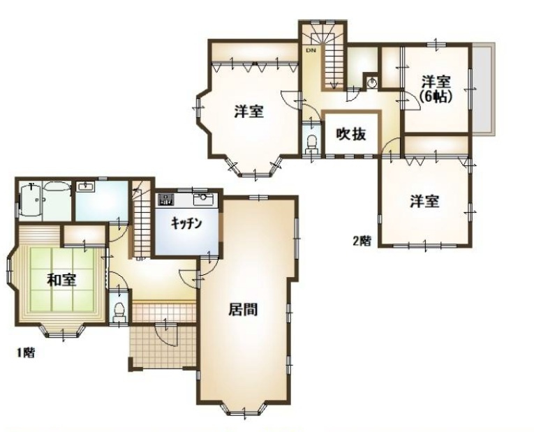 【中古戸建】前橋市大前田町の間取り|■間取り