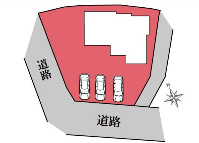 【中古戸建】前橋市大前田町の区画図|■区画