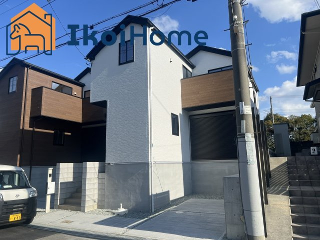 明石市松が丘1期　4号棟　新築の外観|朝霧駅徒歩10内♪南向きで陽当り・通風良好♪WICもあり、収納豊富な物件です♪食洗器付きで家事時短！