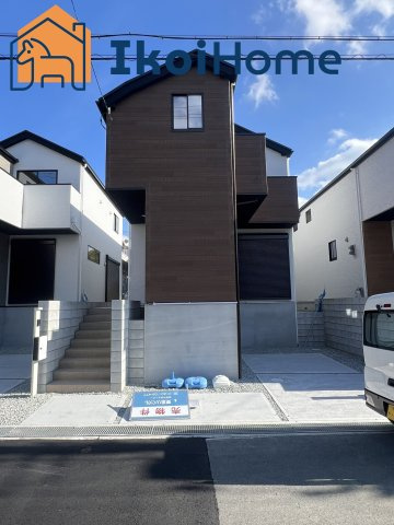 明石市松が丘1期　3号棟　新築の外観|朝霧駅徒歩10分内♪フリースペースがあり在宅ワークや趣味部屋として利用可♪近隣に買い物施設充実◎